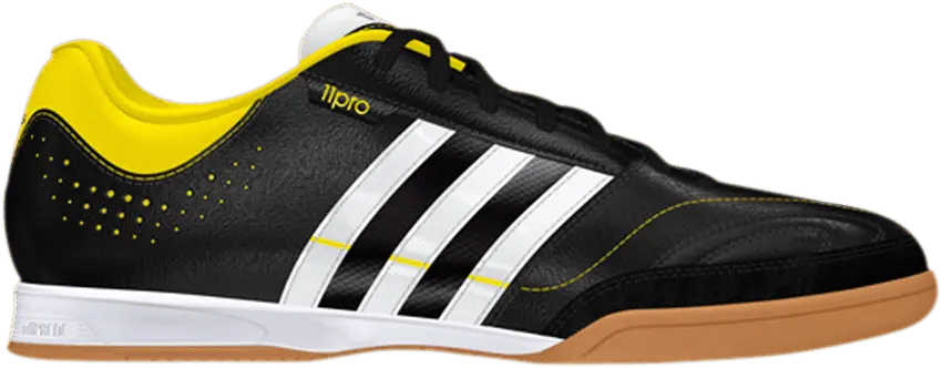 Adidas 11Nova IN &#039;Black Vivid Yellow&#039;