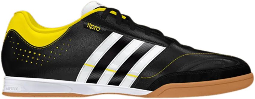  Adidas 11Nova IN &#039;Black Vivid Yellow&#039;