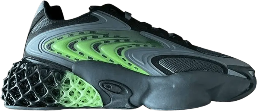  Adidas 4D Cush &#039;Black Solar Green&#039; Sample