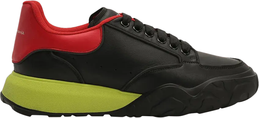  Alexander Mcqueen Alexander McQueen Court Trainer &#039;Black Lust Red Yellow&#039;