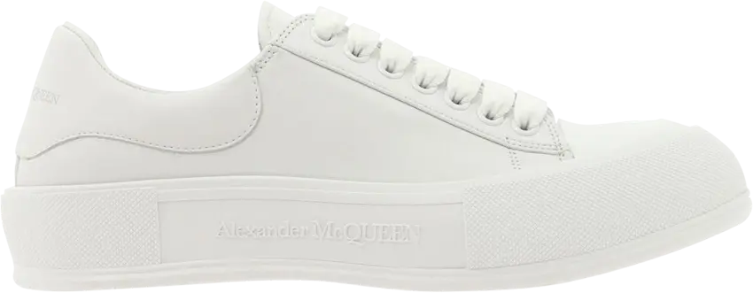 Alexander Mcqueen Alexander McQueen Deck Plimsoll &#039;Optic White&#039;