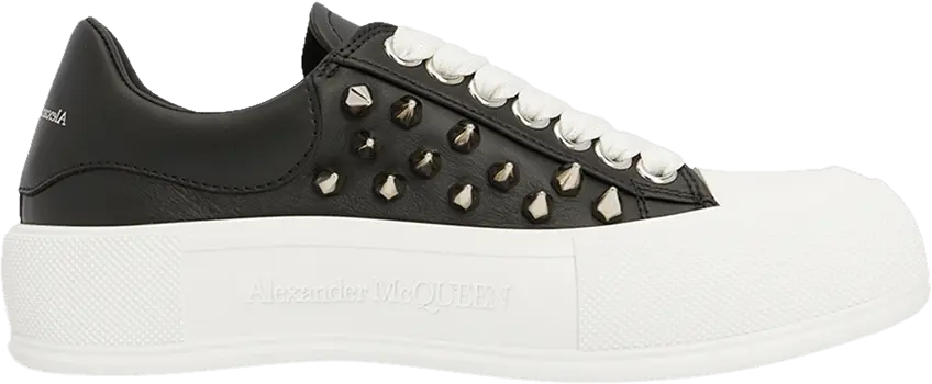 Alexander Mcqueen Alexander McQueen Deck Plimsoll &#039;Studded - Black&#039;