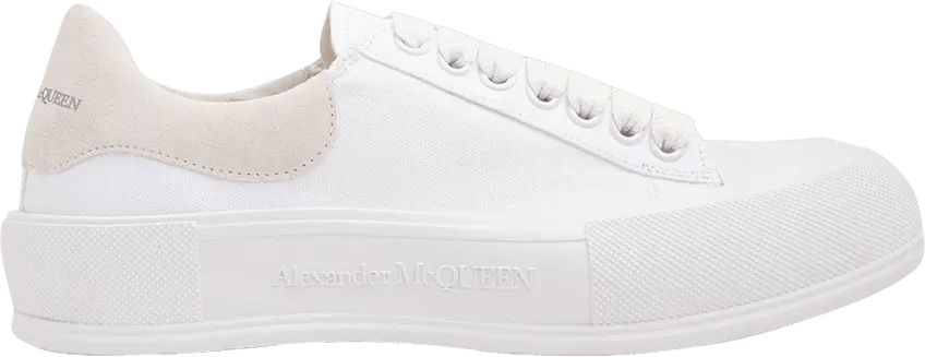  Alexander Mcqueen Alexander McQueen Deck Plimsoll &#039;White&#039;