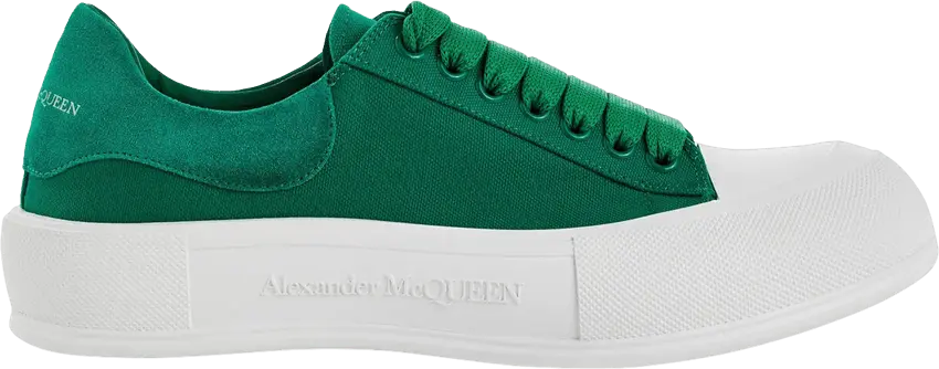  Alexander Mcqueen Alexander McQueen Deck Plimsoll Low &#039;Green&#039;