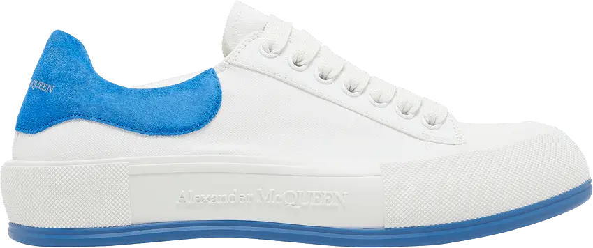  Alexander Mcqueen Alexander McQueen Deck Plimsoll Low &#039;White Blue&#039;