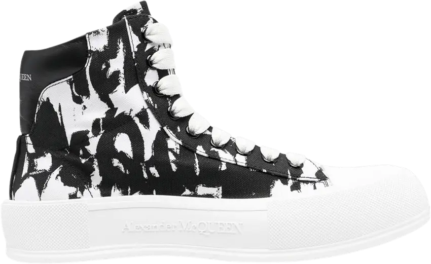  Alexander Mcqueen Alexander McQueen Deck Sneaker High &#039;Graffiti&#039;