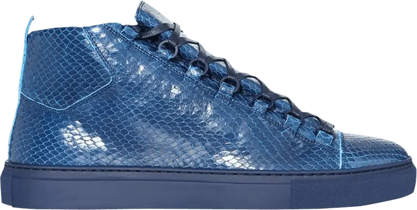  Balenciaga Arena High &#039;Blue Python&#039;