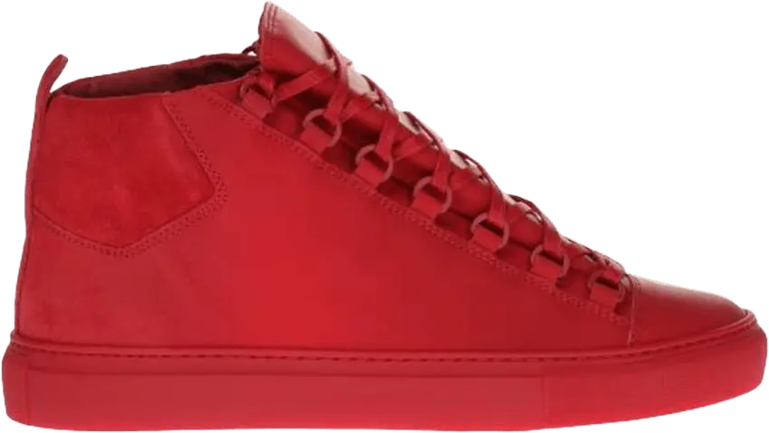  Balenciaga Arena High &#039;Red Suede&#039;