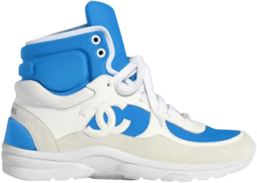  Chanel Calfskin Sneaker &#039;Fluo Blue&#039;