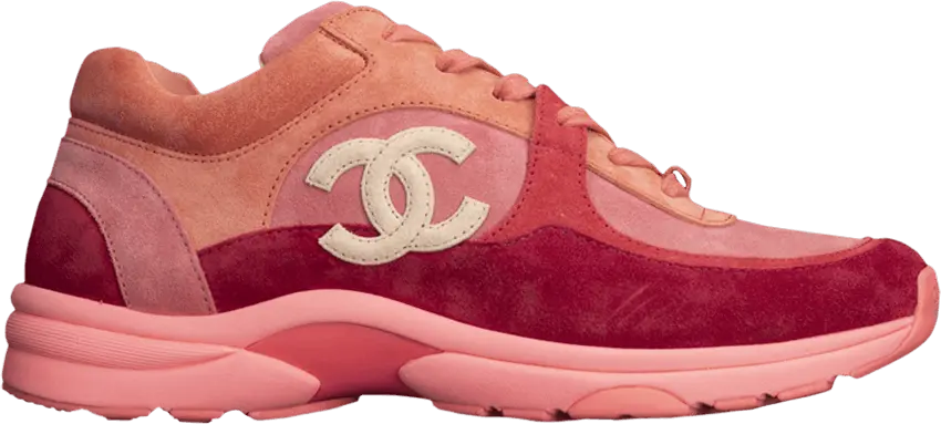  Chanel CC Logo Sneaker &#039;Coral&#039;