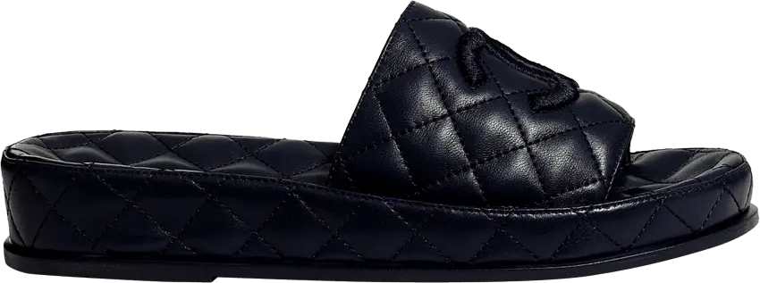 Chanel Lambskin Mules &#039;Quilted Black&#039;
