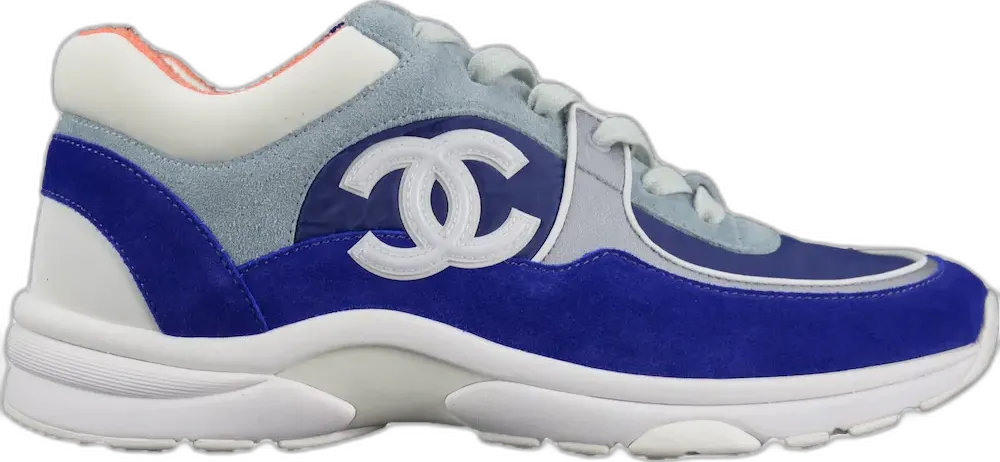  Chanel Low Top CC Purple Blue