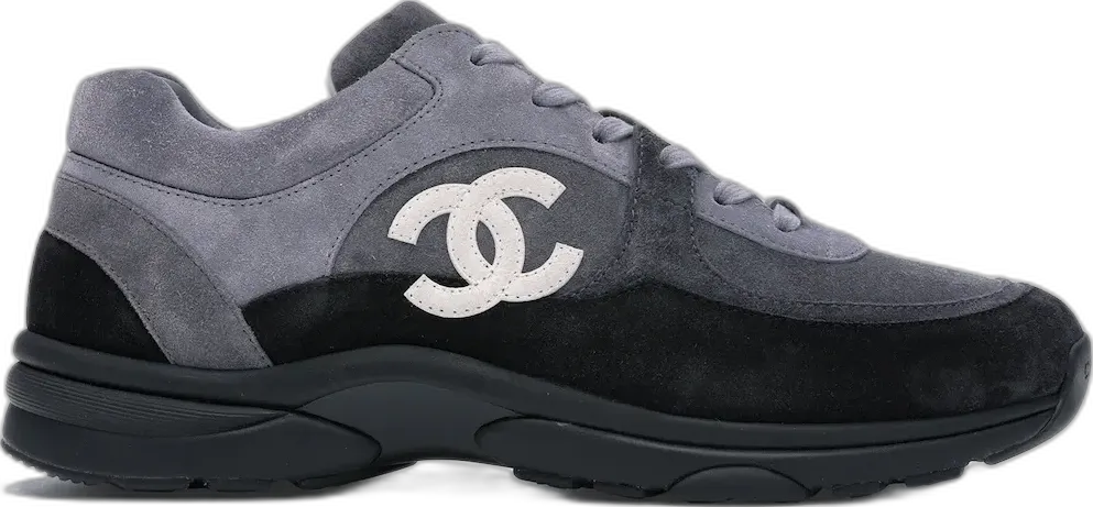  Chanel Low Top Trainer CC Grey