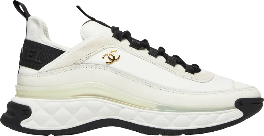  Chanel Low Top Trainer Velvet Ivory