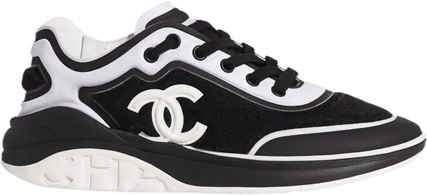  Chanel Mesh Lycra Sneaker &#039;Black White&#039;