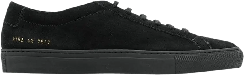  Common Projects Achilles Low &#039;Black Suede&#039;