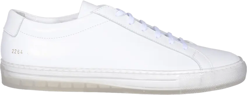  Common Projects Achilles Low &#039;Transparent Sole - White&#039;