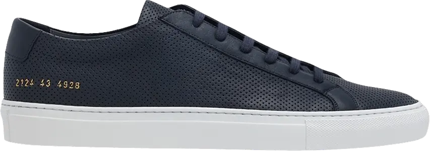  Common Projects Achilles Low Perforated &#039;Navy&#039;