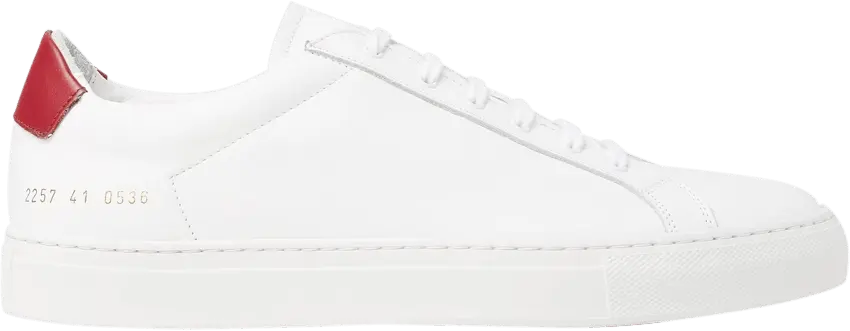  Common Projects Achilles Retro Low &#039;White Red&#039;