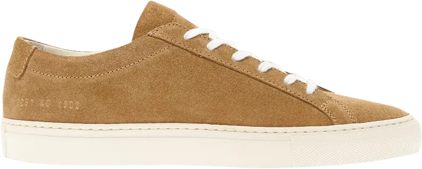  Common Projects Achilles Suede Contrast Low &#039;Tan&#039;