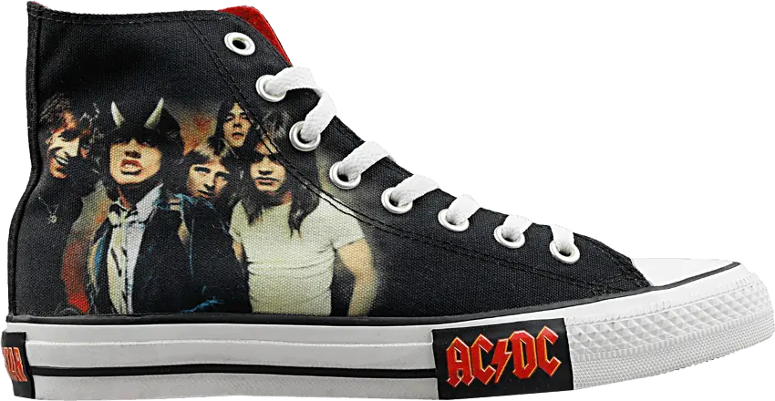  Converse AC/DC x Chuck Taylor All Star High &#039;Band Chucks&#039;