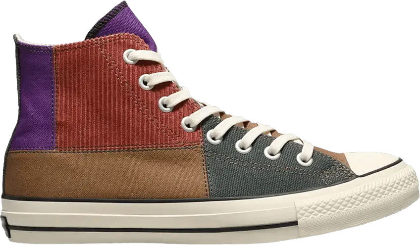  Converse All Star 100 High &#039;Patchwork - Beige&#039;