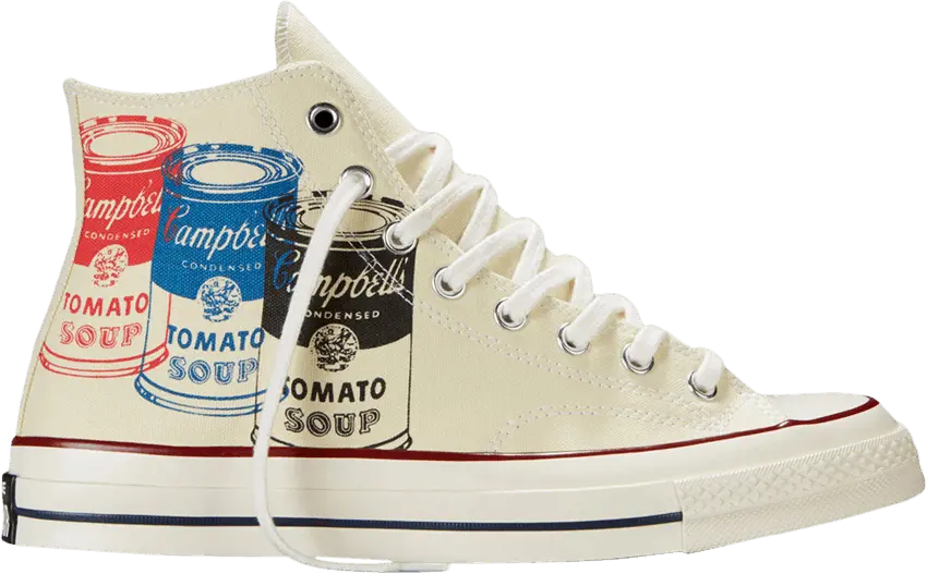  Converse Andy Warhol x Chuck Taylor 70 High &#039;Campbell&#039;s Soup&#039;