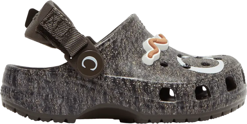  Crocs Anwar Carrots x Clog Kids &#039;Soil - Espresso&#039;