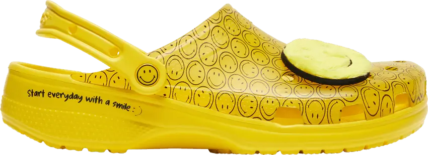  Crocs Classic Clog &#039;Translucent Smiley&#039;