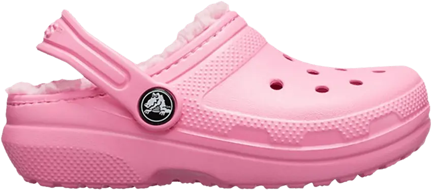  Crocs Classic Fuzz-Lined Clog Kids &#039;Pink Lemonade&#039;