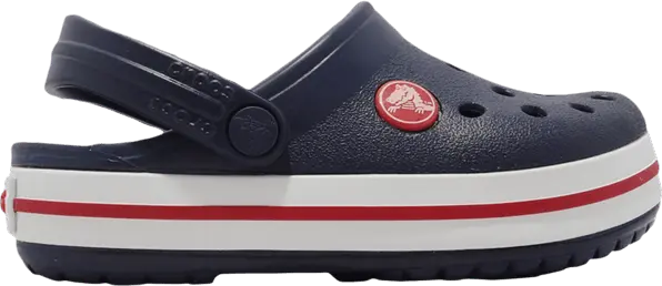  Crocs Crocband Clog Toddler &#039;Navy Red&#039;