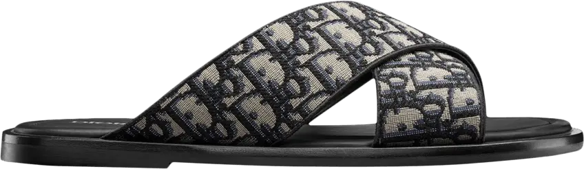  Dior Alias Sandal &#039;Dior Oblique - Beige Black&#039;
