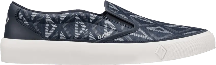  Dior B101 Slip-On Sneaker &#039;CD Diamond - Navy Blue&#039;