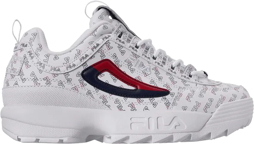  Fila Disruptor 2 &#039;Multi Logo Print&#039;