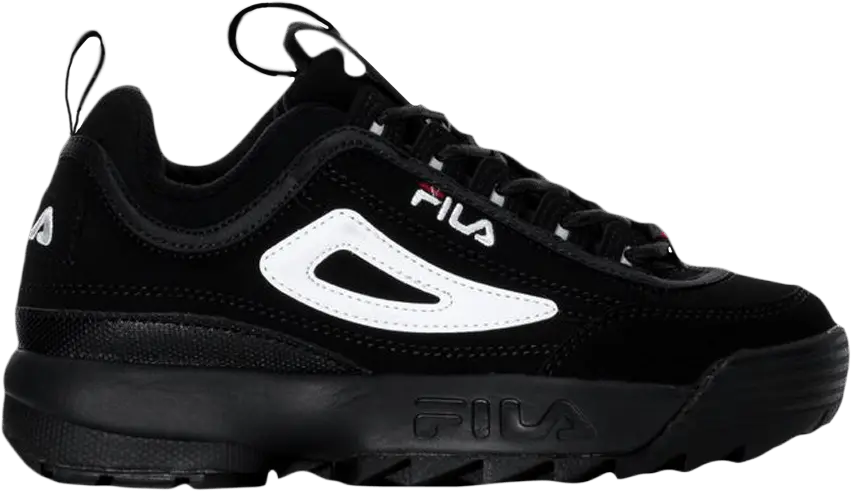  Fila Disruptor 2 Kids &#039;Black White&#039;