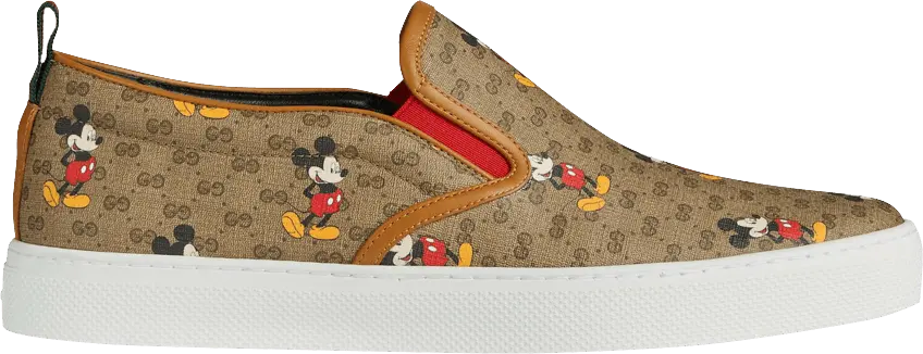  Disney x Gucci GG Supreme Slip-On &#039;Mickey Mouse&#039;
