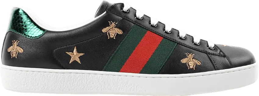  Gucci Ace Embroidered &#039;Bees and Stars&#039;