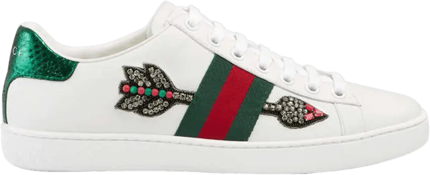  Gucci Ace Embroidered Arrow (Women&#039;s)