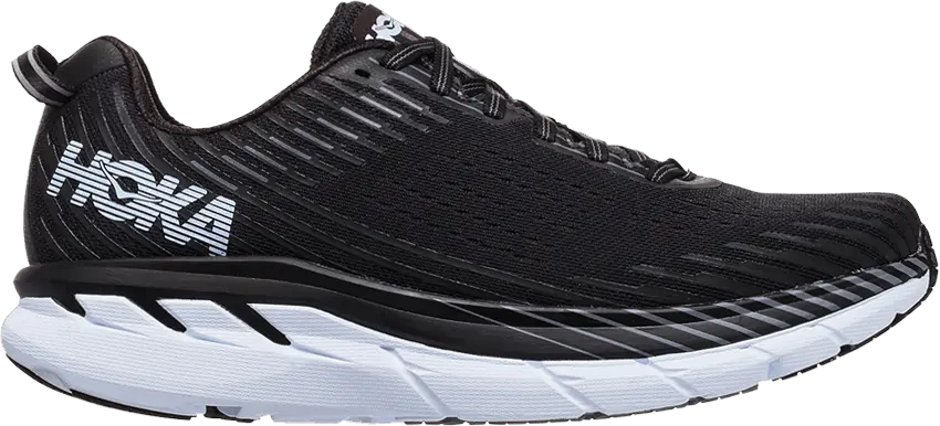  Hoka One One Clifton 5 &#039;Black White&#039;