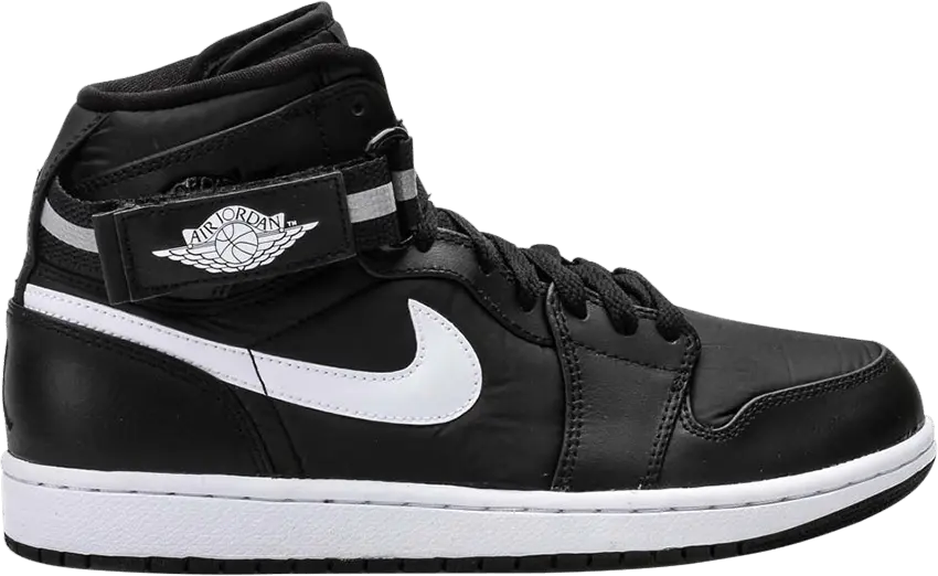  Air Jordan 1 High Strap &#039;Black Dark Grey&#039;