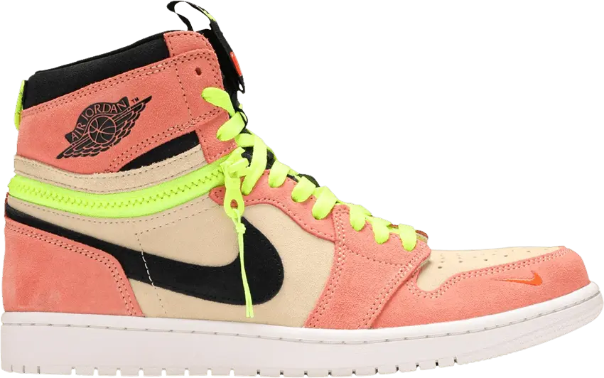  Air Jordan 1 High Switch &#039;Pink Volt&#039; Sample