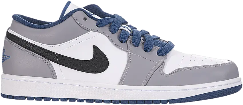  Air Jordan 1 Low &#039;Cement True Blue&#039;