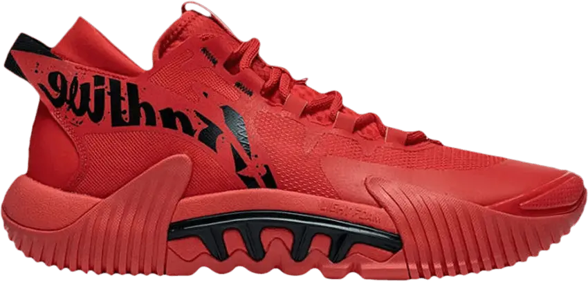  Li-Ning Bad Five 2 Low &#039;Red Black&#039;