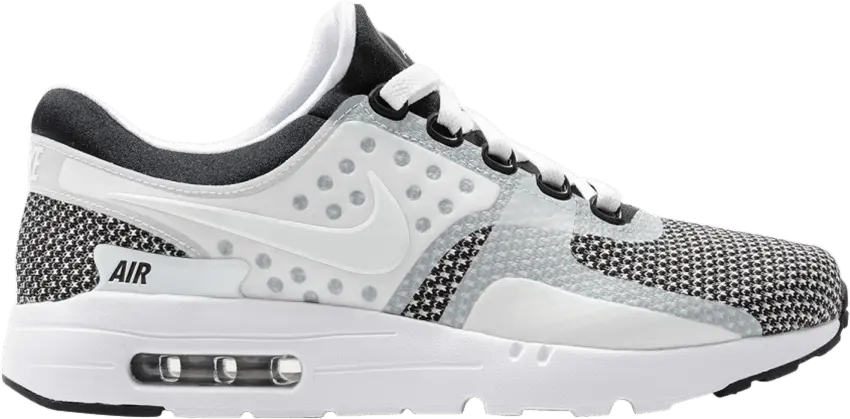  Nike Air Max Zero Black White Wolf Grey