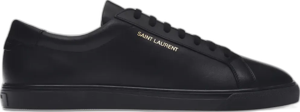 Saint Laurent Andy Low Black