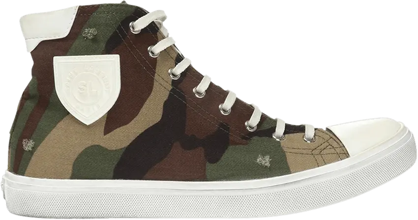  Saint Laurent Bedford High &#039;Camo&#039;