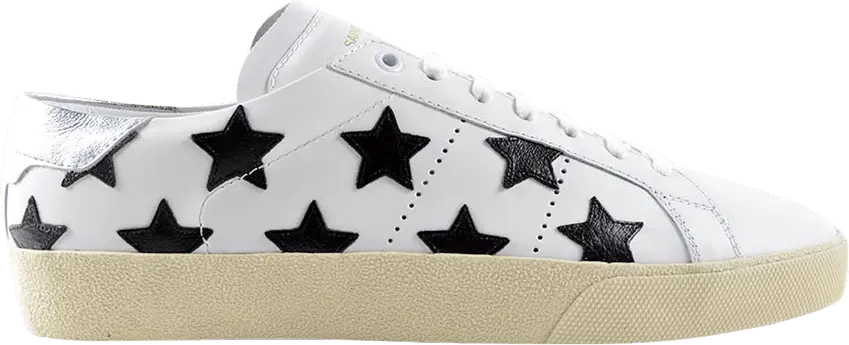  Saint Laurent Court Classic Low &#039;Stars&#039;