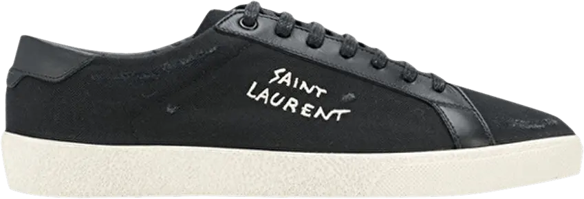  Saint Laurent Court Classic SL-06 &#039;Black&#039;