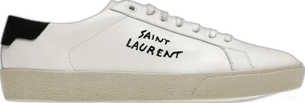  Saint Laurent Court Classic SL/06 Low White Black