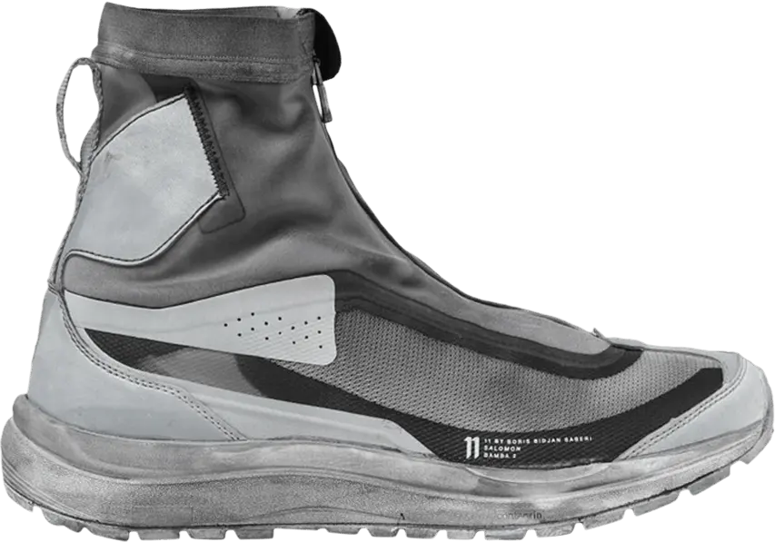  Salomon 11 By Boris Bidjan Saberi x Bamba 2 High &#039;Object Dyed Light Grey&#039;